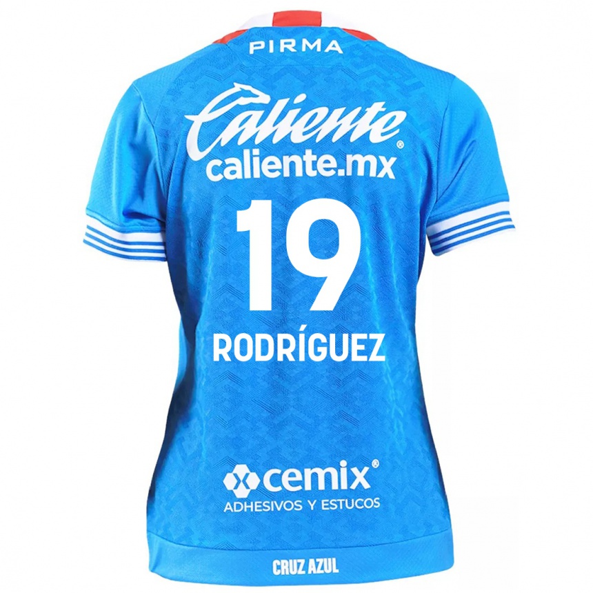 Kids Football Carlos Rodríguez #19 Sky Blue Home Jersey 2024/25 T-Shirt