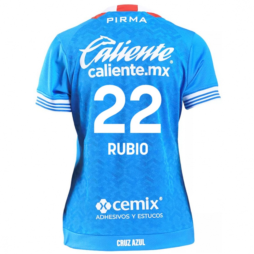 Kids Football Raymundo Rubio #22 Sky Blue Home Jersey 2024/25 T-Shirt