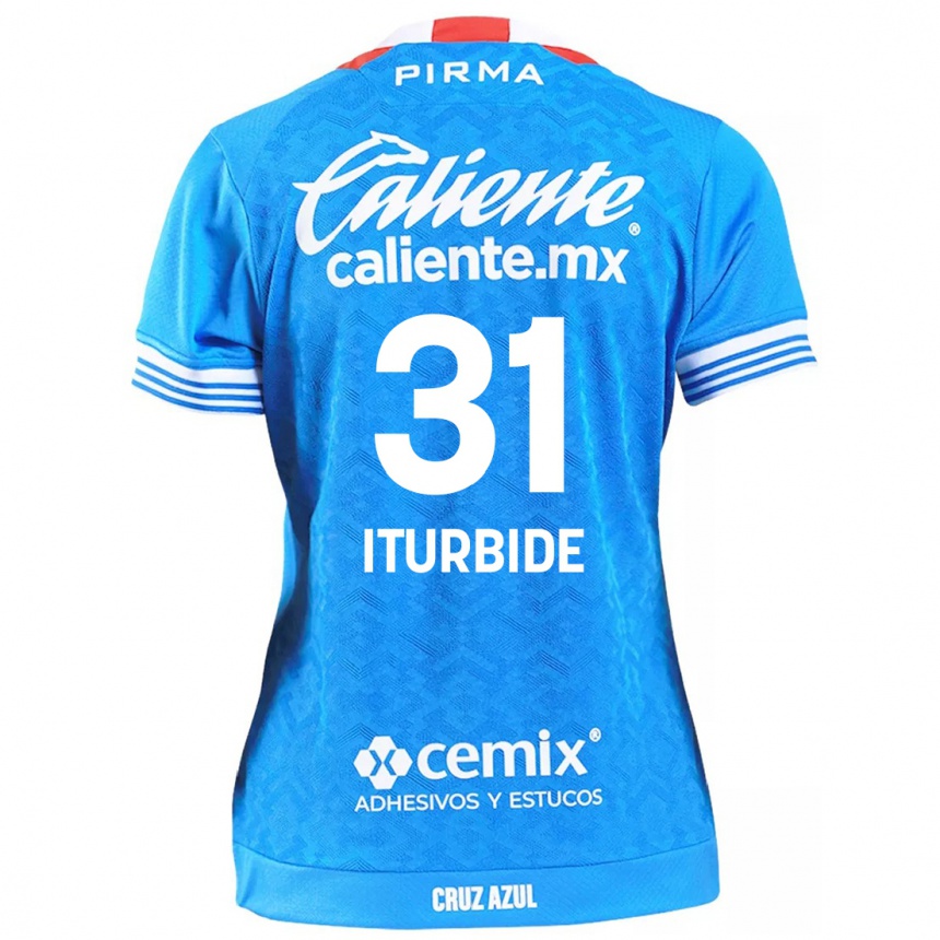 Kids Football Luis Iturbide #31 Sky Blue Home Jersey 2024/25 T-Shirt