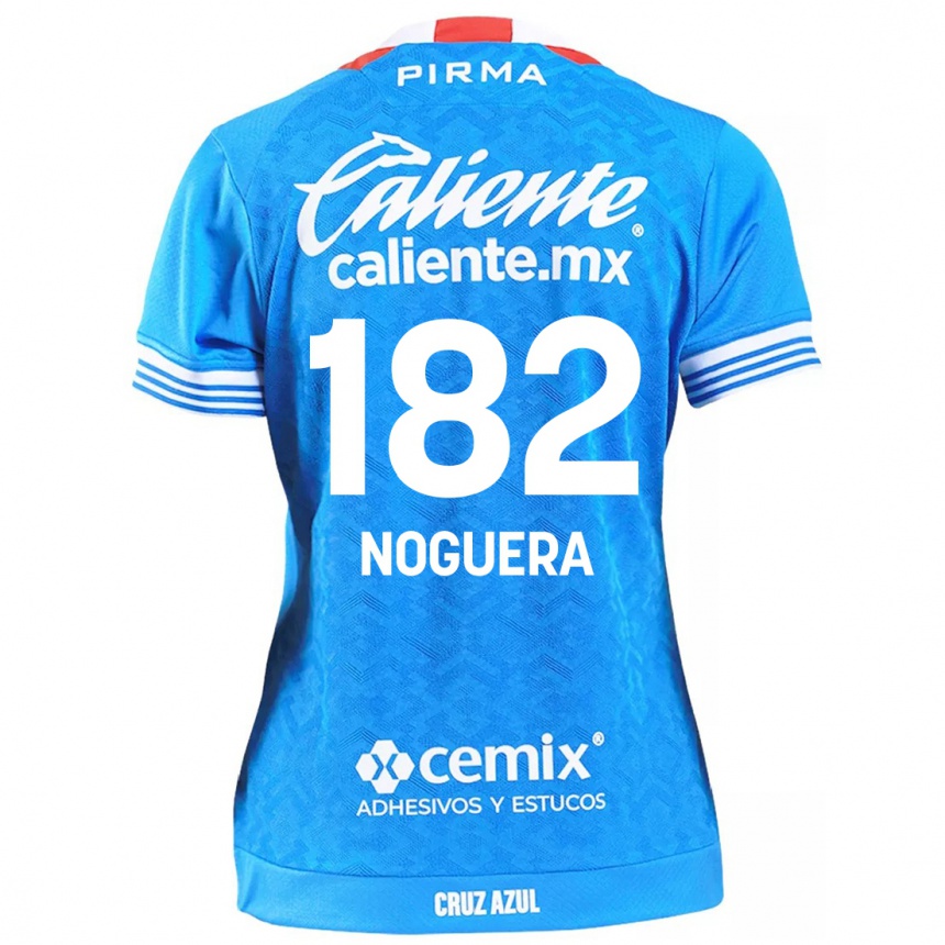 Kids Football Heldrich Noguera #182 Sky Blue Home Jersey 2024/25 T-Shirt