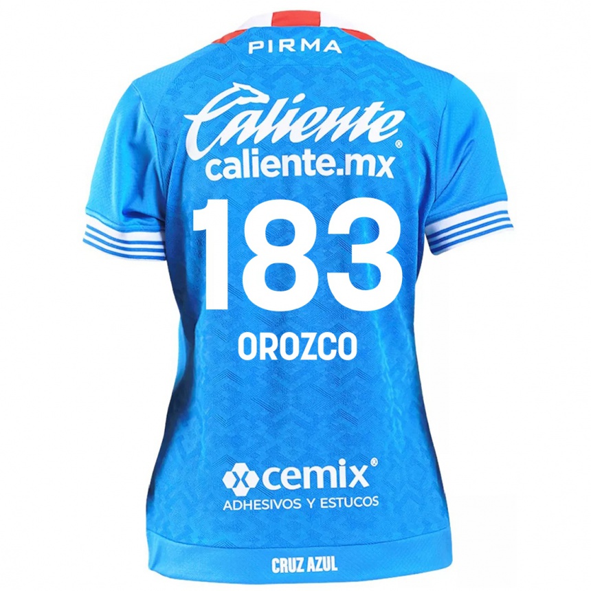 Kids Football Fabrizzio Orozco #183 Sky Blue Home Jersey 2024/25 T-Shirt