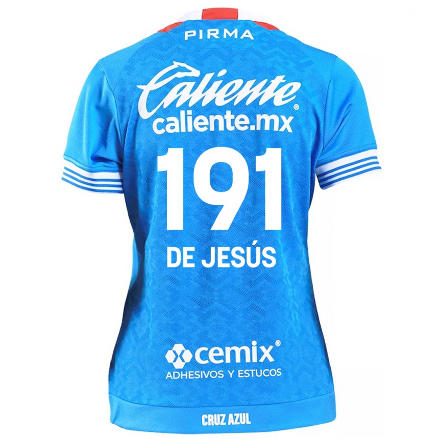 Kids Football Luis De Jesús #191 Sky Blue Home Jersey 2024/25 T-Shirt