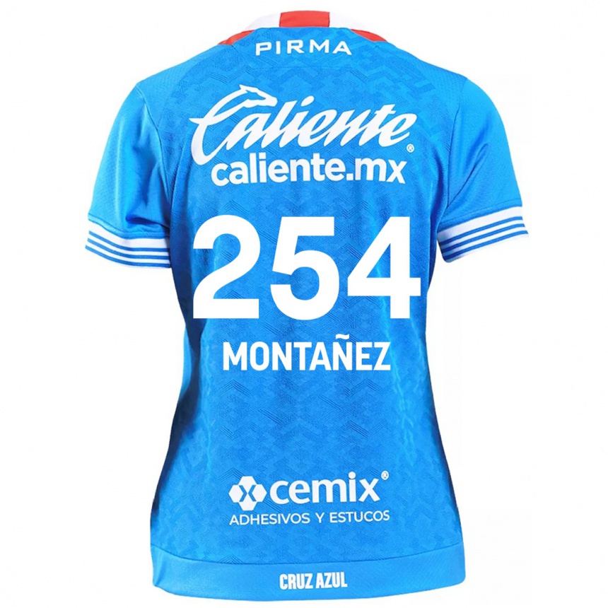 Kids Football Humberto Montañez #254 Sky Blue Home Jersey 2024/25 T-Shirt