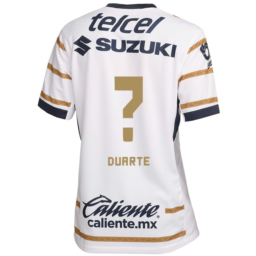 Kids Football Rubén Duarte #0 White Obsidian Home Jersey 2024/25 T-Shirt