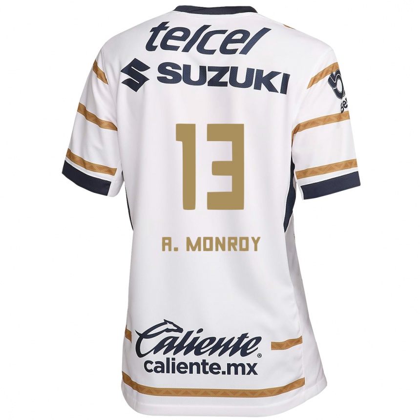 Kids Football Pablo Monroy #13 White Obsidian Home Jersey 2024/25 T-Shirt