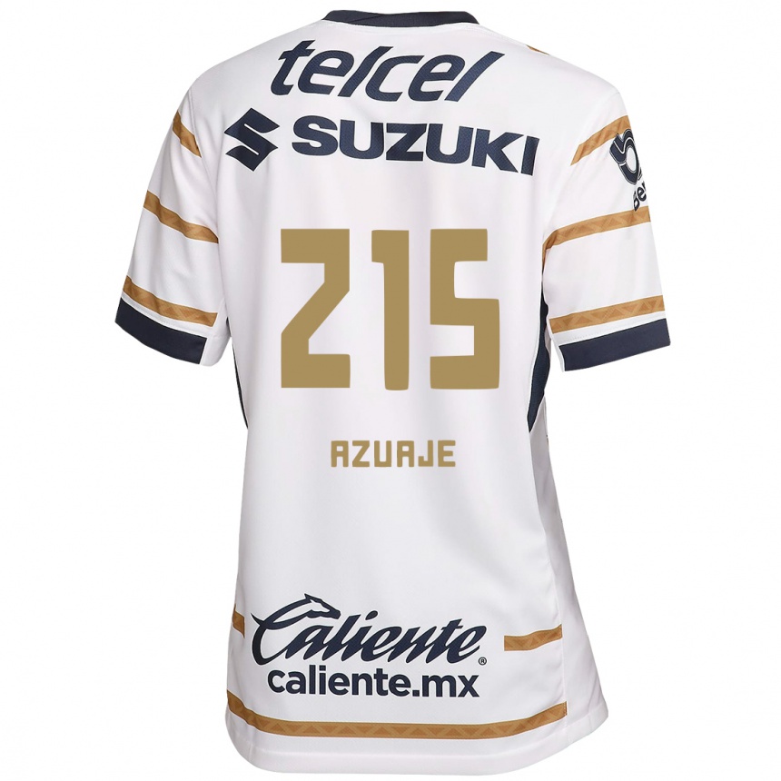 Kids Football Ángel Azuaje #215 White Obsidian Home Jersey 2024/25 T-Shirt