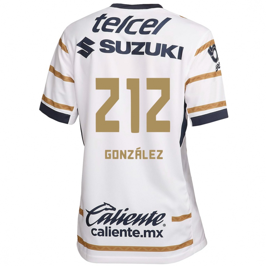 Kids Football José González #212 White Obsidian Home Jersey 2024/25 T-Shirt