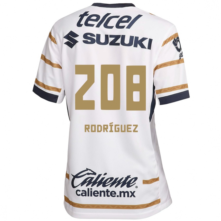 Kids Football Gael Rodríguez #208 White Obsidian Home Jersey 2024/25 T-Shirt