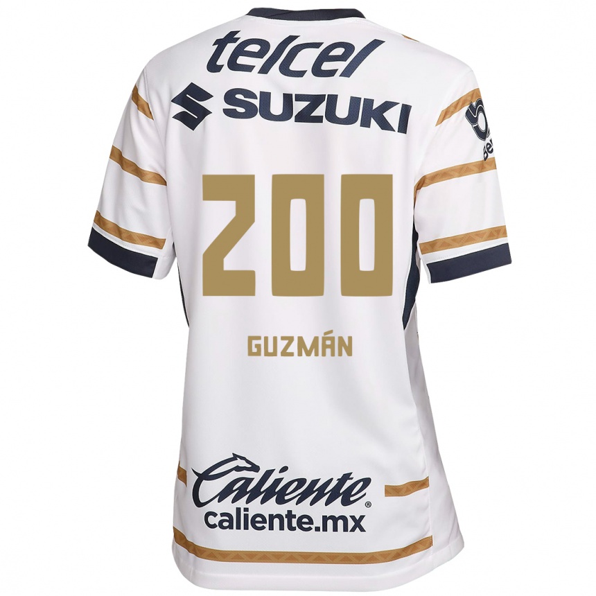 Kids Football Alan Guzmán #200 White Obsidian Home Jersey 2024/25 T-Shirt