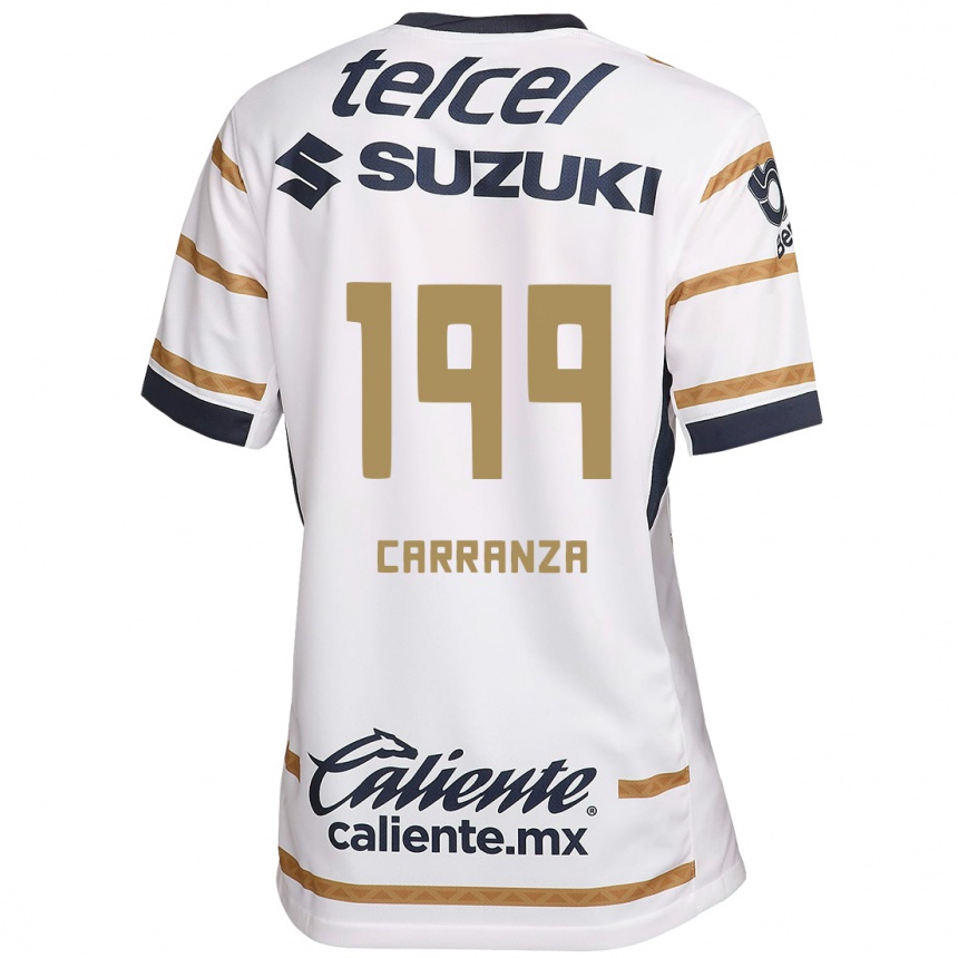 Kids Football Kléber Carranza #199 White Obsidian Home Jersey 2024/25 T-Shirt