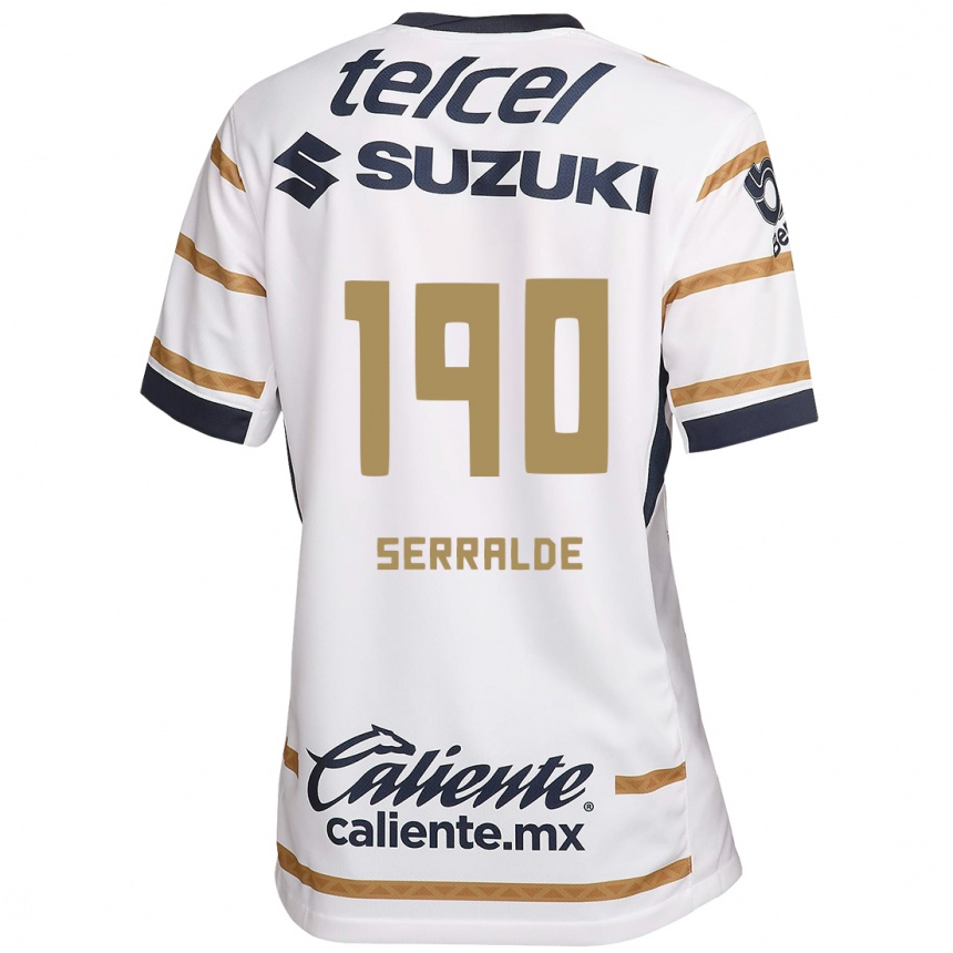 Kids Football Gerardo Serralde #190 White Obsidian Home Jersey 2024/25 T-Shirt