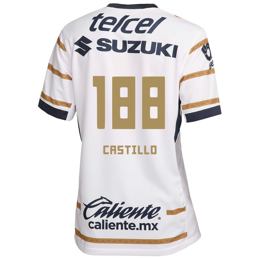 Kids Football Christian Castillo #188 White Obsidian Home Jersey 2024/25 T-Shirt