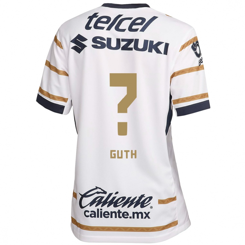 Kids Football Tiago Guth #0 White Obsidian Home Jersey 2024/25 T-Shirt