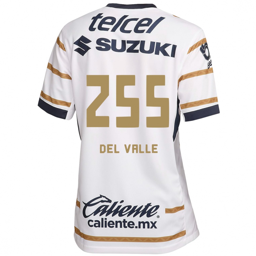 Kids Football Yonathan Del Valle #255 White Obsidian Home Jersey 2024/25 T-Shirt