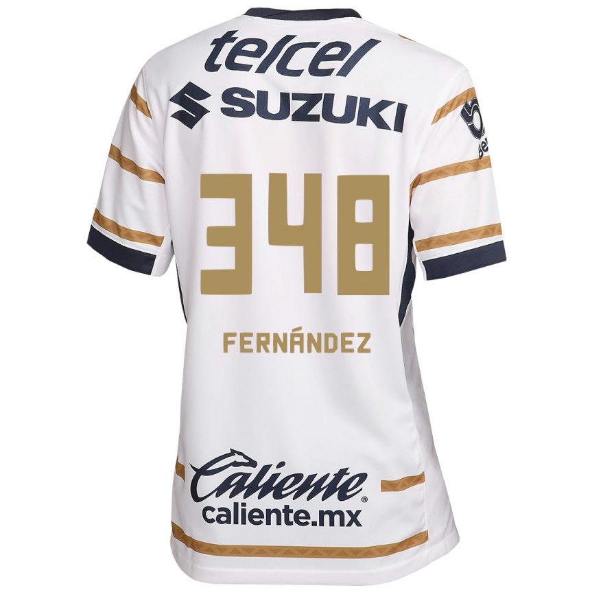 Kids Football Yerik Fernández #348 White Obsidian Home Jersey 2024/25 T-Shirt