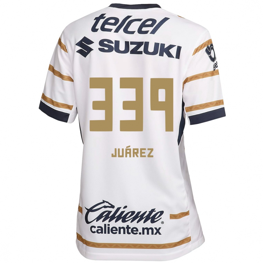 Kids Football Jonathan Juárez #339 White Obsidian Home Jersey 2024/25 T-Shirt