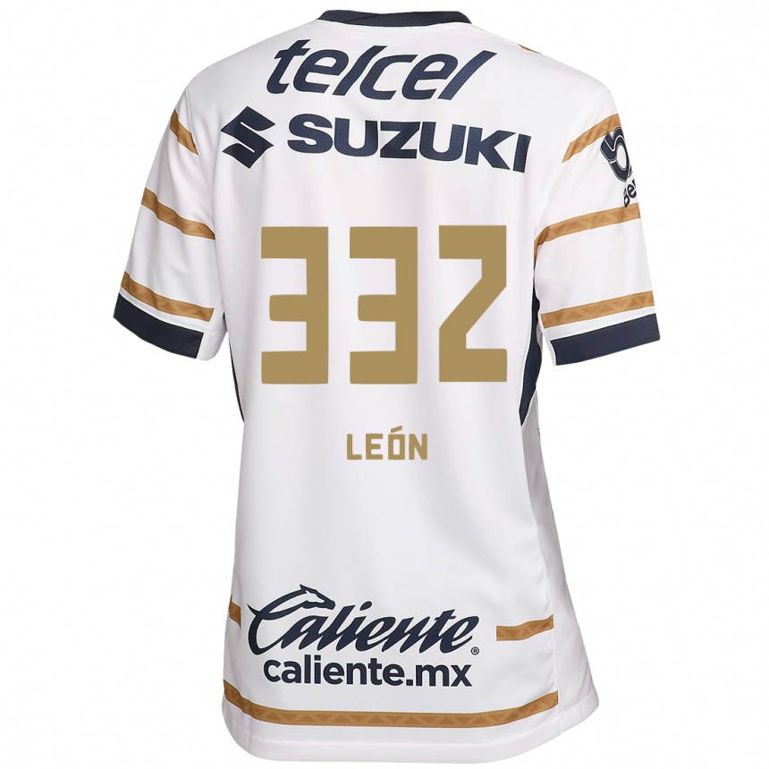 Kids Football Andryk León #332 White Obsidian Home Jersey 2024/25 T-Shirt