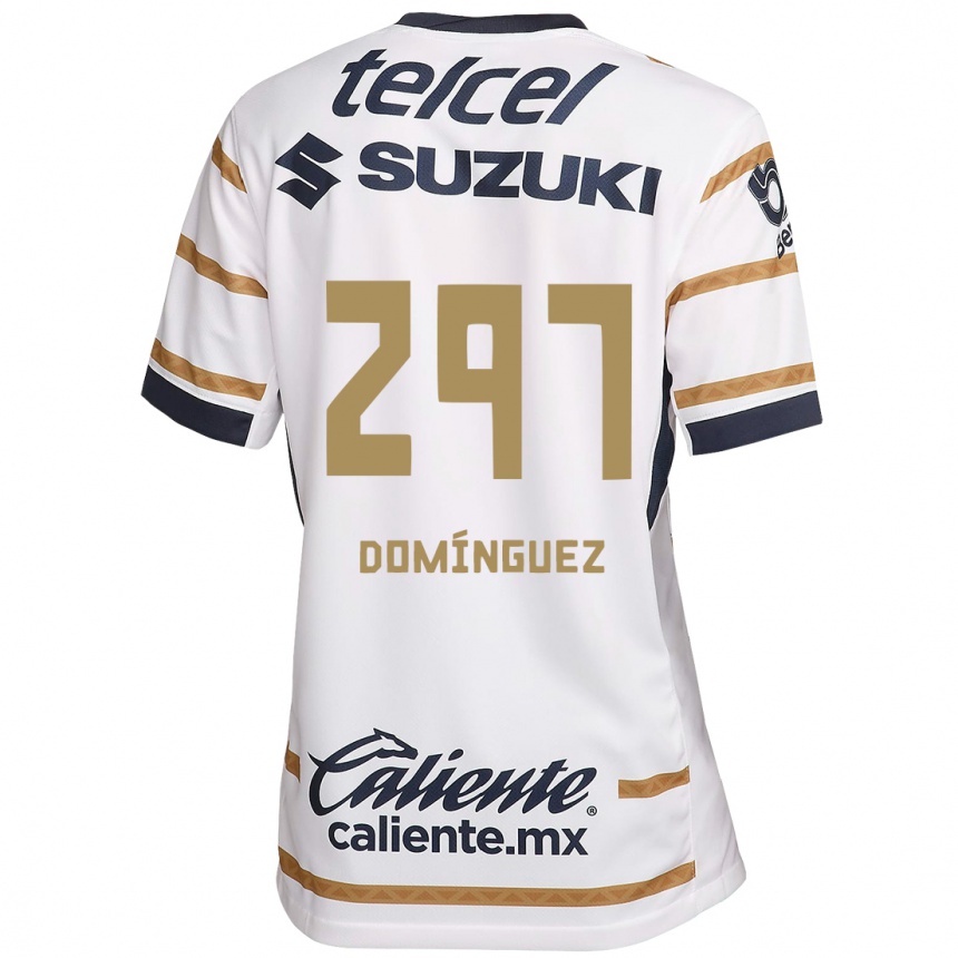 Kids Football Julio Domínguez #297 White Obsidian Home Jersey 2024/25 T-Shirt