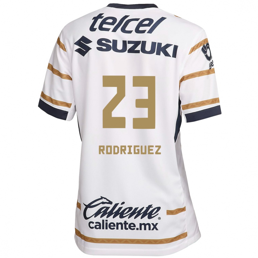 Kids Football Catherine Rodriguez #23 White Obsidian Home Jersey 2024/25 T-Shirt