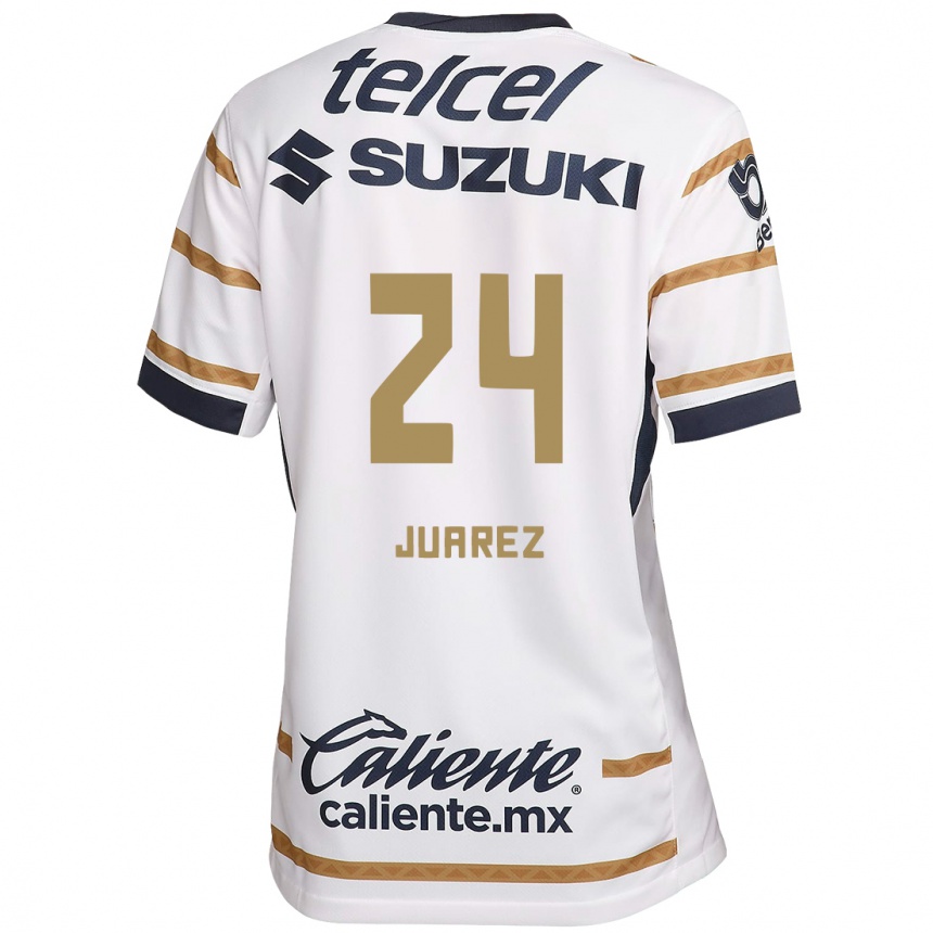 Kids Football Gabriela Juarez #24 White Obsidian Home Jersey 2024/25 T-Shirt