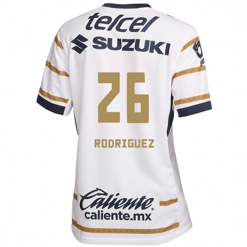 Kids Football Lucia Rodriguez #26 White Obsidian Home Jersey 2024/25 T-Shirt