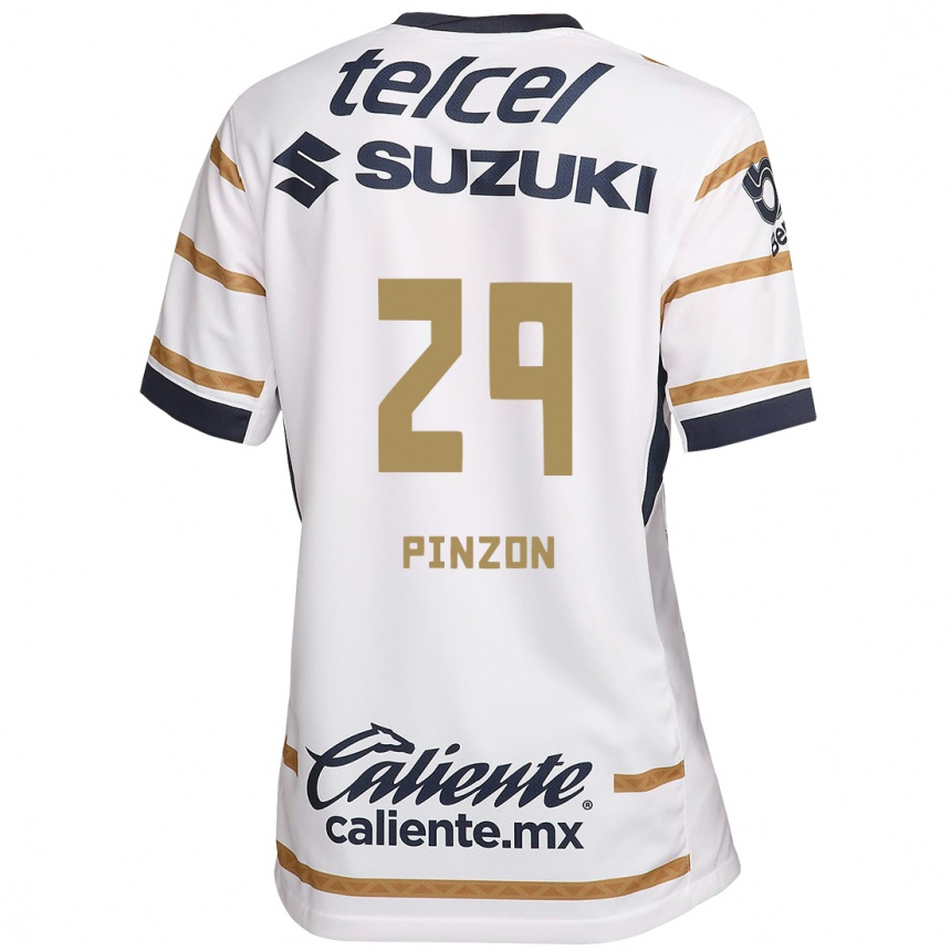 Kids Football Liceth Pinzon #29 White Obsidian Home Jersey 2024/25 T-Shirt