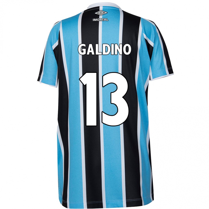 Kids Football Everton Galdino #13 Blue Black White Home Jersey 2024/25 T-Shirt