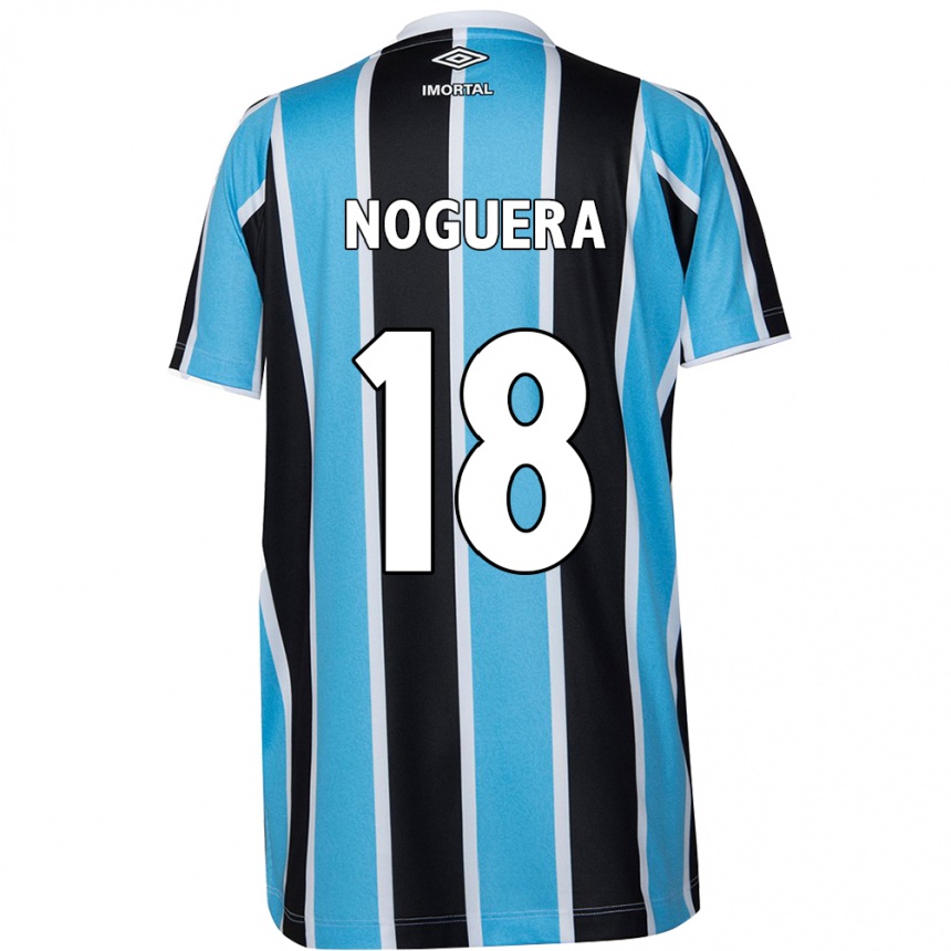 Kids Football Freddy Noguera #18 Blue Black White Home Jersey 2024/25 T-Shirt