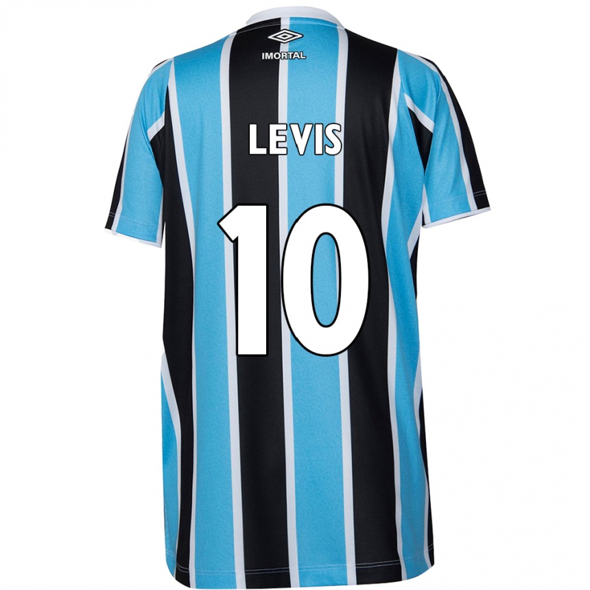 Kids Football Rafa Levis #10 Blue Black White Home Jersey 2024/25 T-Shirt