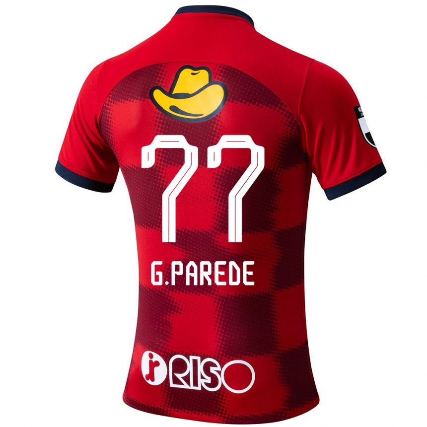 Kids Football Guilherme Parede #77 Red Blue White Home Jersey 2024/25 T-Shirt