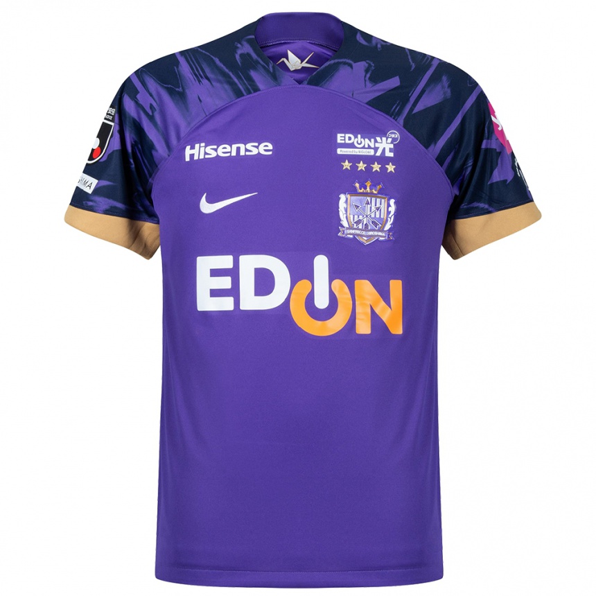 Kids Football Marcos Júnior #10 Purple White Home Jersey 2024/25 T-Shirt