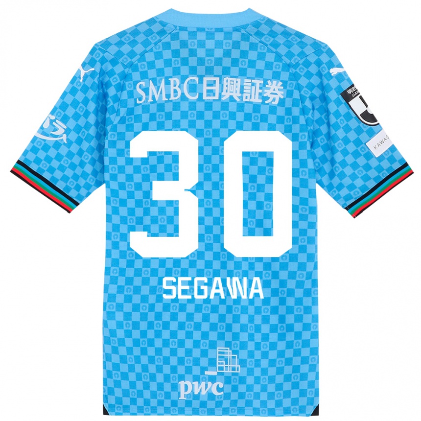 Kids Football Yusuke Segawa #30 Azure Blue Home Jersey 2024/25 T-Shirt