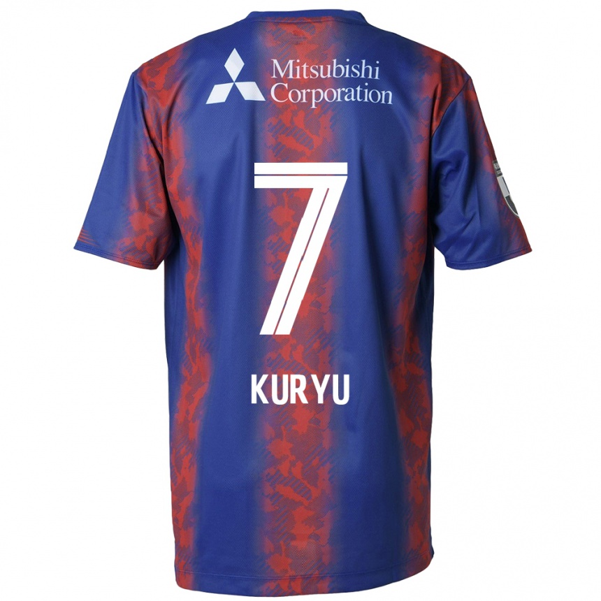 Kids Football Kuryu Matsuki #7 Blue Red Home Jersey 2024/25 T-Shirt