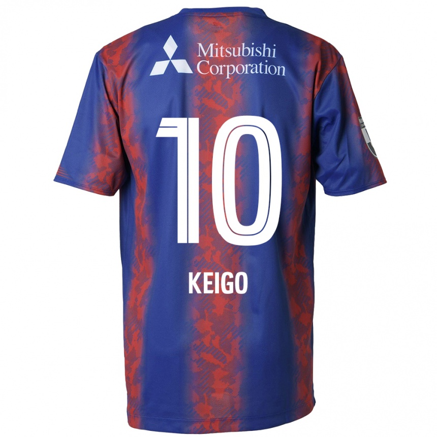 Kids Football Keigo Higashi #10 Blue Red Home Jersey 2024/25 T-Shirt