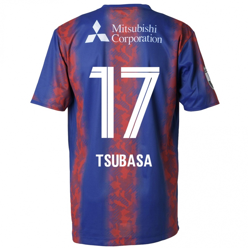 Kids Football Tsubasa Terayama #17 Blue Red Home Jersey 2024/25 T-Shirt