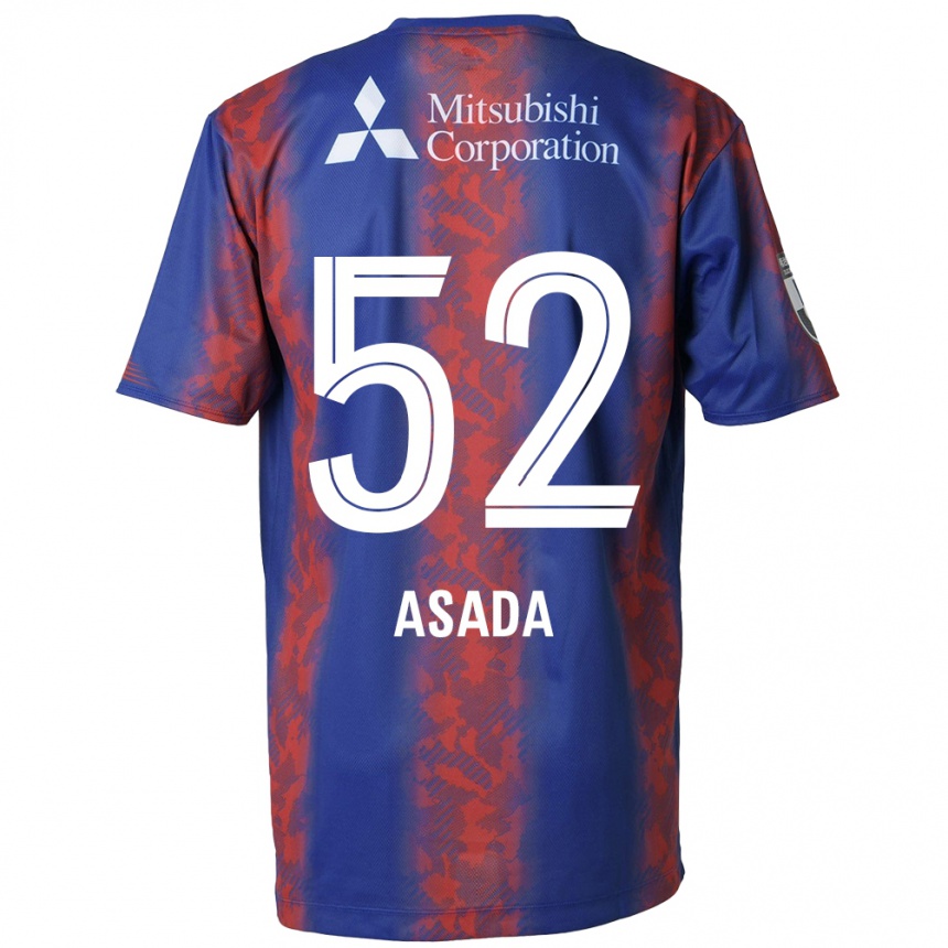 Kids Football Rui Asada #52 Blue Red Home Jersey 2024/25 T-Shirt