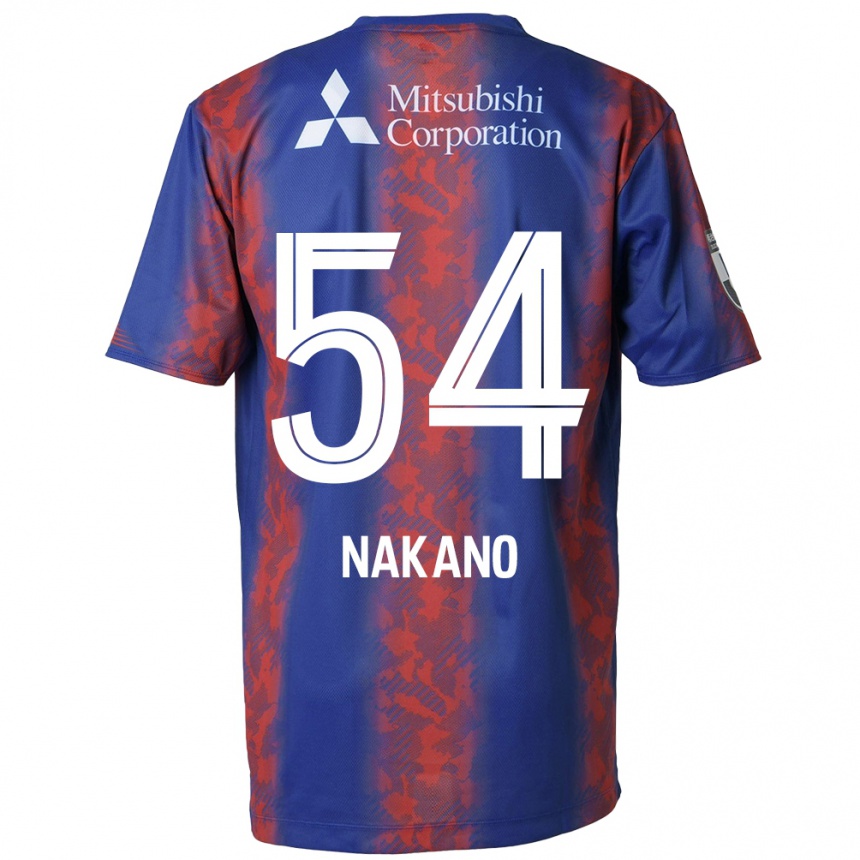 Kids Football Yui Nakano #54 Blue Red Home Jersey 2024/25 T-Shirt