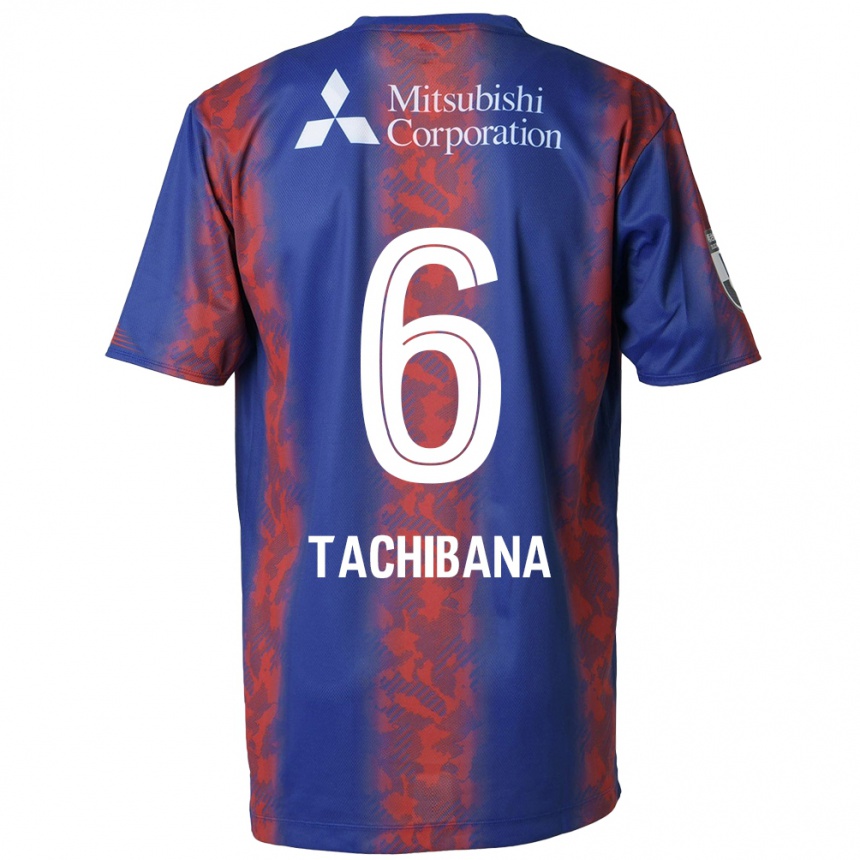 Kids Football Keigo Tachibana #6 Blue Red Home Jersey 2024/25 T-Shirt