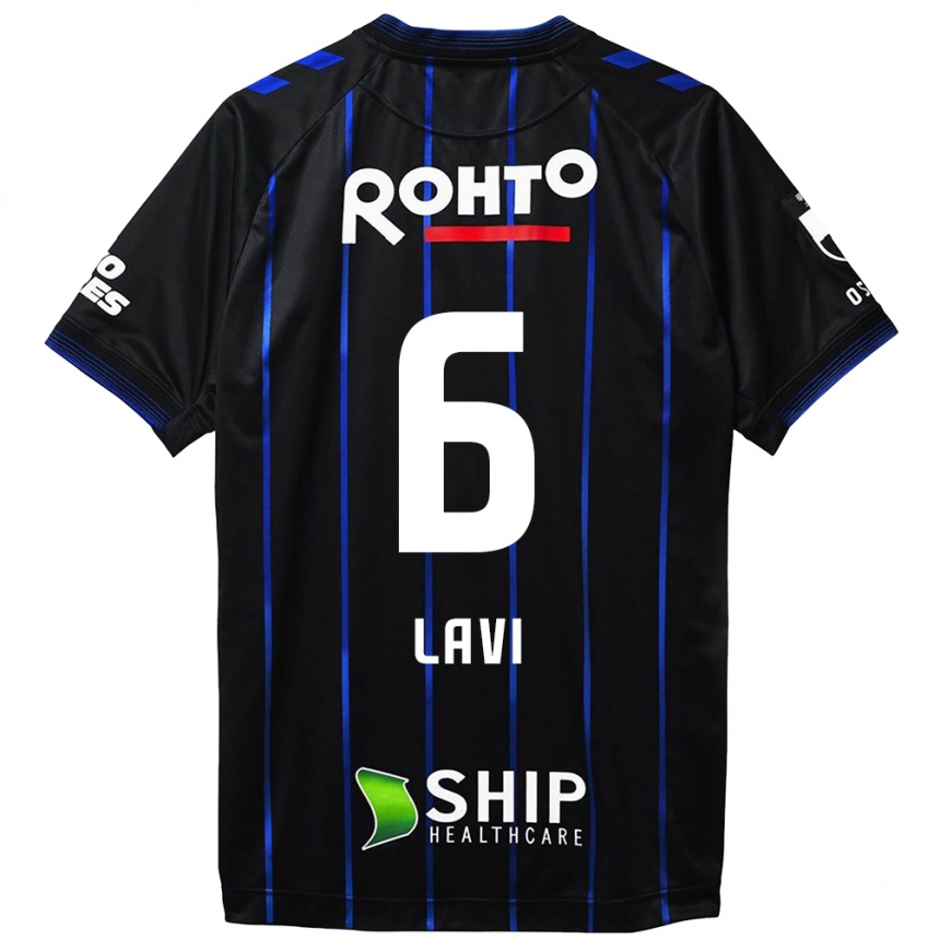 Kids Football Neta Lavi #6 Black Blue Home Jersey 2024/25 T-Shirt