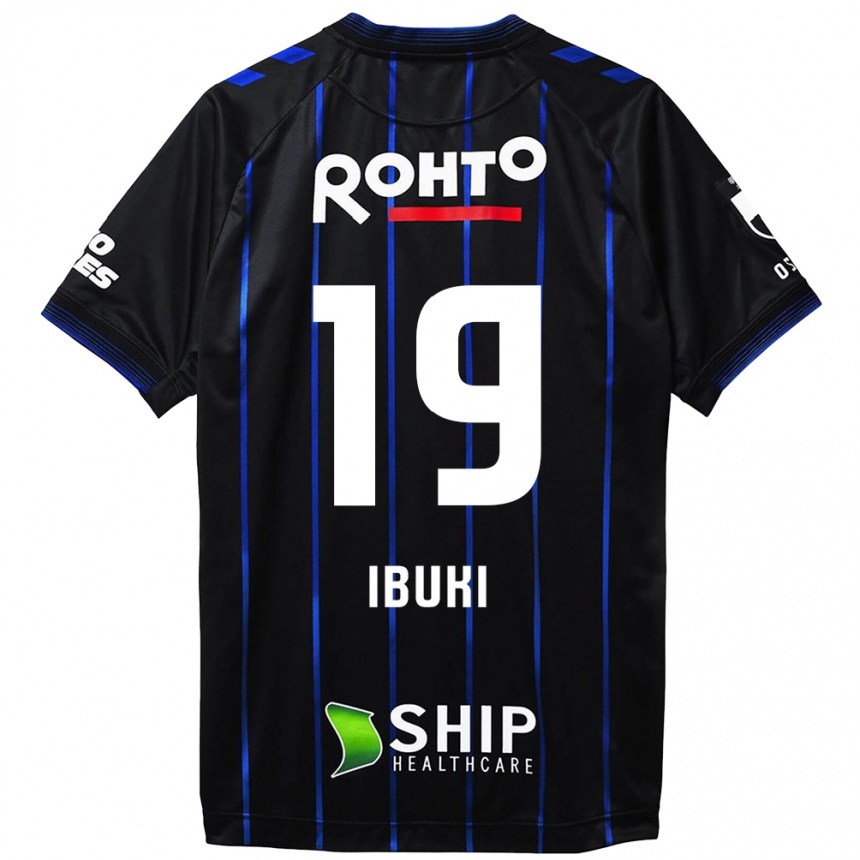 Kids Football Ibuki Konno #19 Black Blue Home Jersey 2024/25 T-Shirt