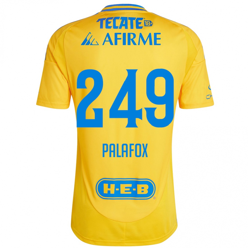 Kids Football José Palafox #249 Gold Yellow Home Jersey 2024/25 T-Shirt