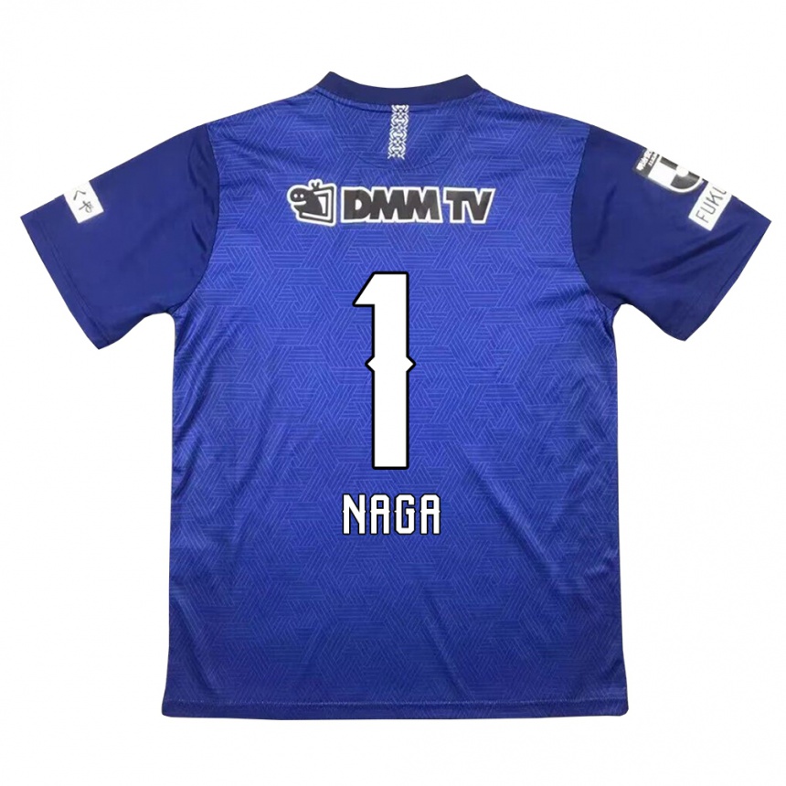 Kids Football Takumi Nagaishi #1 Dark Blue Home Jersey 2024/25 T-Shirt