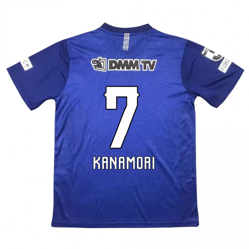 Kids Football Takeshi Kanamori #7 Dark Blue Home Jersey 2024/25 T-Shirt