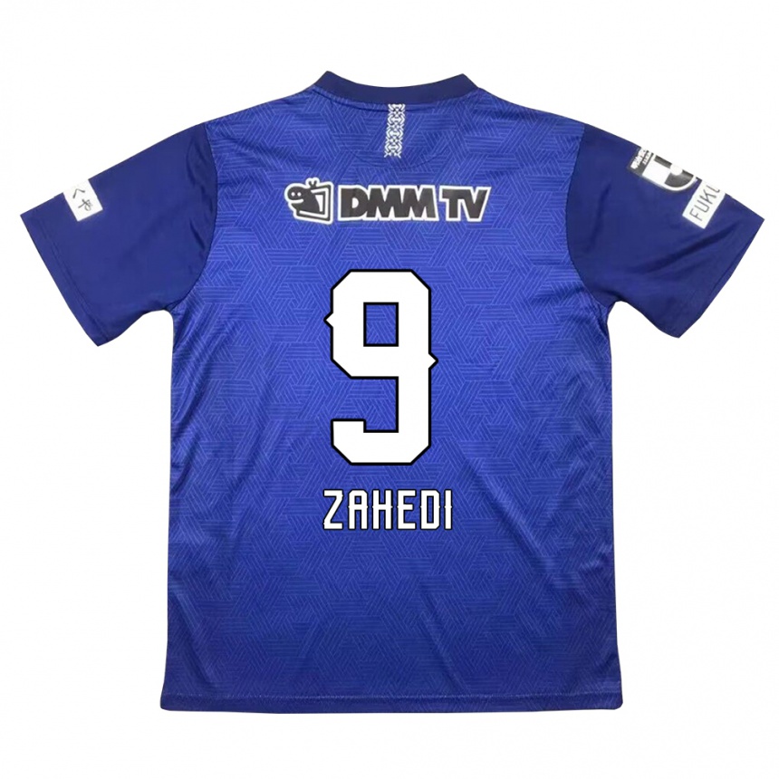 Kids Football Shahab Zahedi #9 Dark Blue Home Jersey 2024/25 T-Shirt