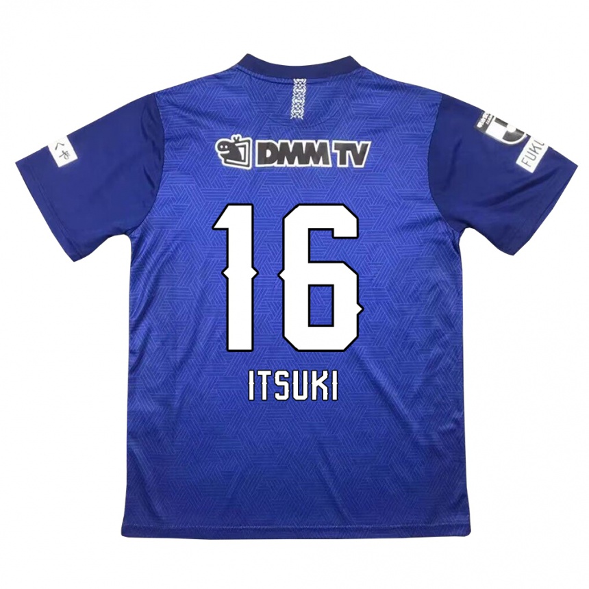 Kids Football Itsuki Oda #16 Dark Blue Home Jersey 2024/25 T-Shirt