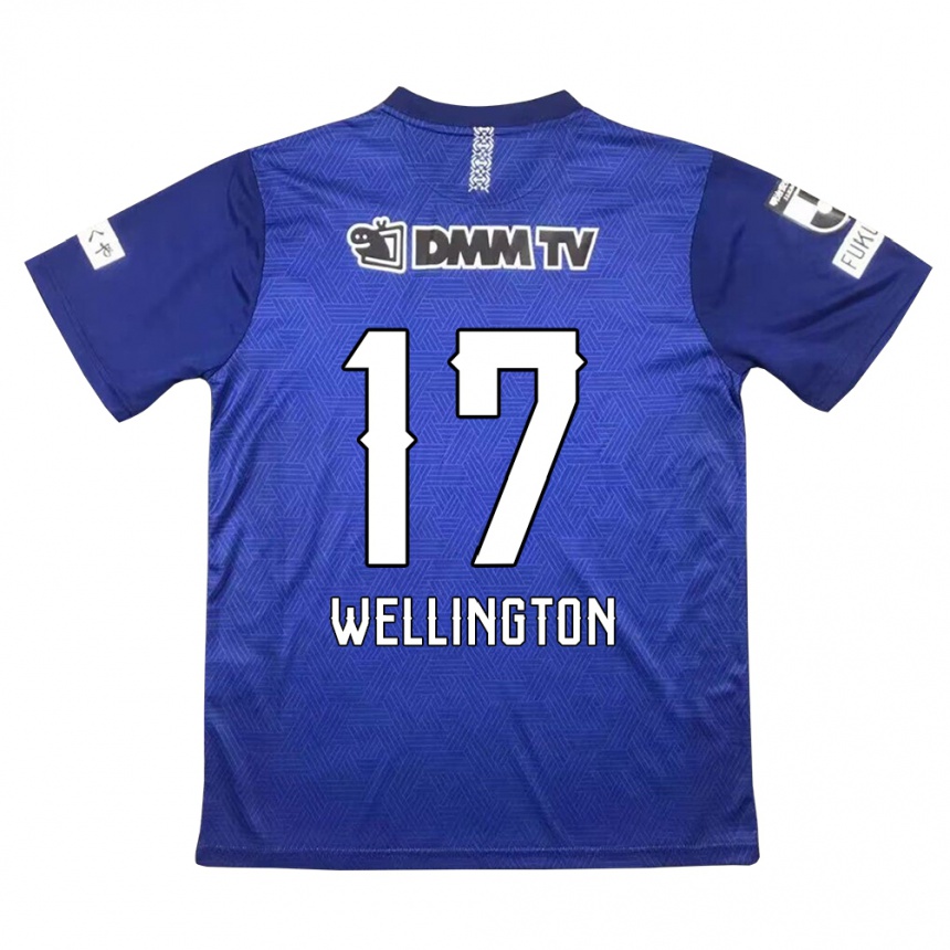 Kids Football Wellington #17 Dark Blue Home Jersey 2024/25 T-Shirt