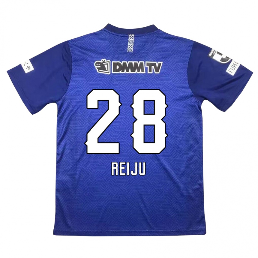 Kids Football Reiju Tsuruno #28 Dark Blue Home Jersey 2024/25 T-Shirt