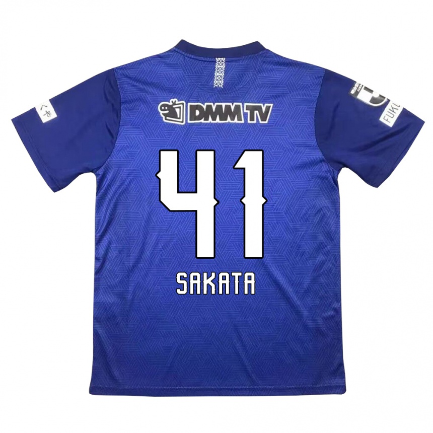 Kids Football Daiki Sakata #41 Dark Blue Home Jersey 2024/25 T-Shirt