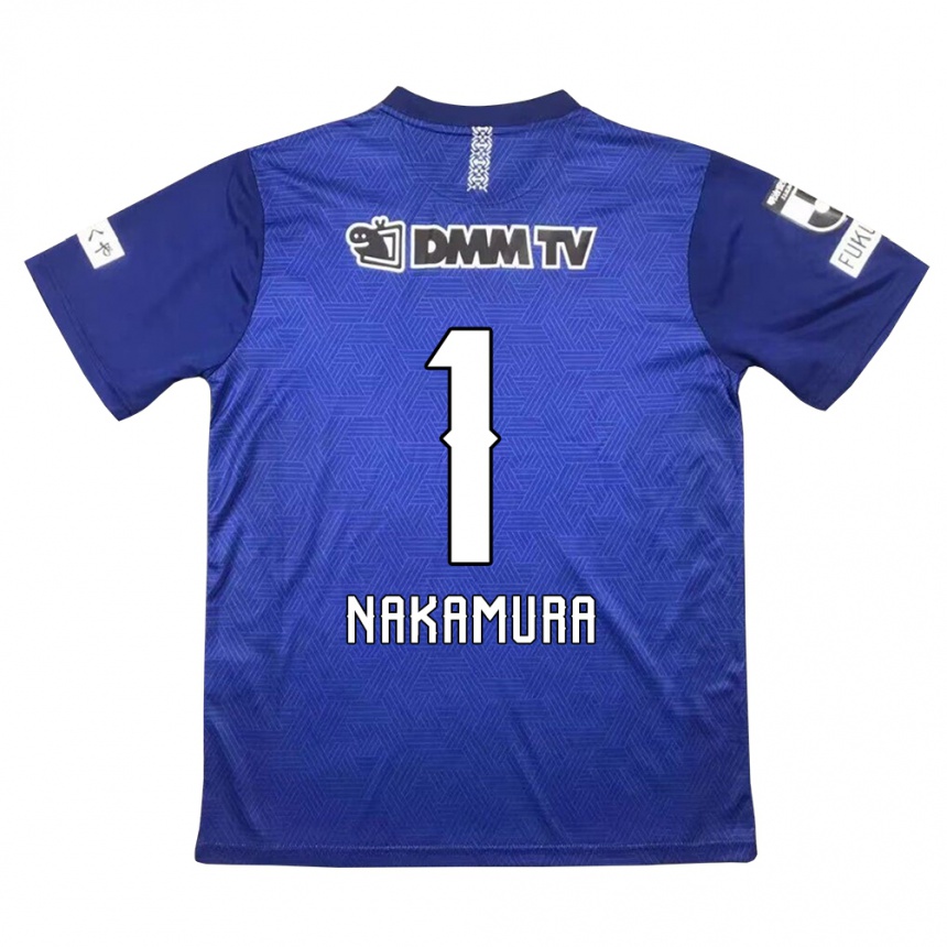 Kids Football Seigo Nakamura #1 Dark Blue Home Jersey 2024/25 T-Shirt