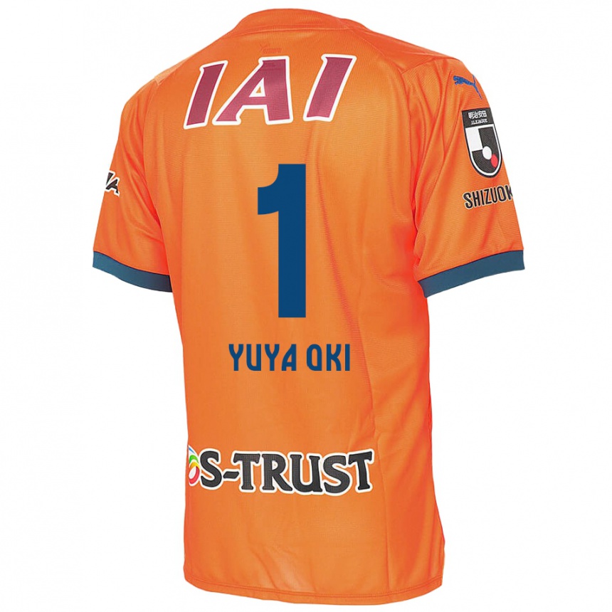 Kids Football Yuya Oki #1 Orange Blue Home Jersey 2024/25 T-Shirt